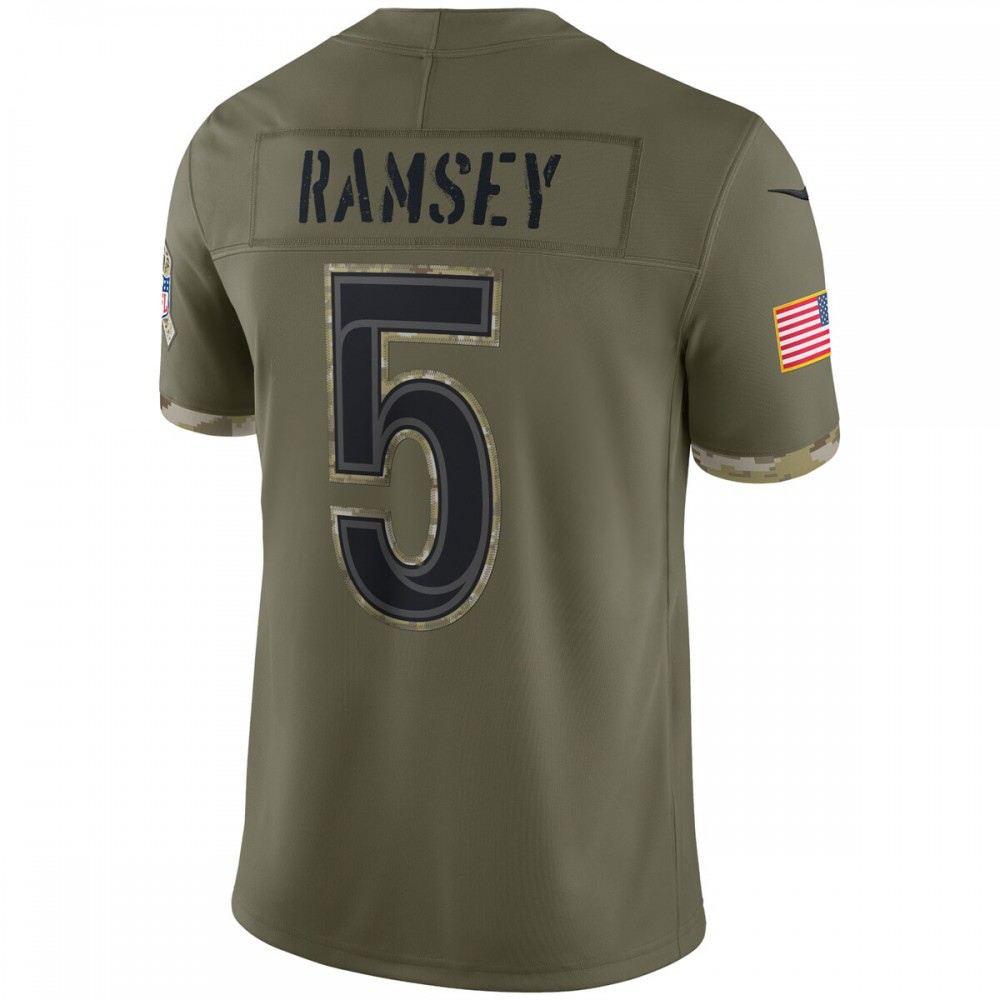 Jalen Ramsey Los Angeles Rams Nike 2022 Salute To Service Limited Jersey - Olive-Profan Arena